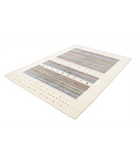 Hand Made Lori Wool Rug 5' 7" X 7' 10" 5' 7" X 7' 10" (170 X 239) / Ivory / Ivory