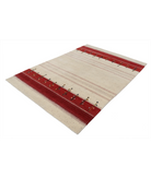 Hand Made Lori Wool Rug 5' 3" X 7' 5" 5' 3" X 7' 5" (160 X 226) / Ivory / Ivory