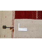 Hand Made Lori Wool Rug 5' 3" X 7' 5" 5' 3" X 7' 5" (160 X 226) / Ivory / Ivory