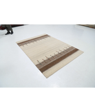 Hand Made Lori Wool Rug 5' 3" X 7' 4" 5' 3" X 7' 4" (160 X 223) / Ivory / Ivory
