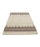 Hand Made Lori Wool Rug 4' 7" X 6' 5" 4' 7" X 6' 5" (140 X 196) / Ivory / Ivory