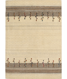 Hand Made Lori Wool Rug 4' 7" X 6' 5" 4' 7" X 6' 5" (140 X 196) / Ivory / Ivory