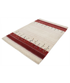 Hand Made Lori Wool Rug 4' 8" X 6' 6" 4' 8" X 6' 6" (142 X 198) / Ivory / Ivory