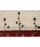 Hand Made Lori Wool Rug 4' 8" X 6' 6" 4' 8" X 6' 6" (142 X 198) / Ivory / Ivory