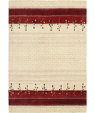 Hand Made Lori Wool Rug 4' 6" X 6' 6" 4' 6" X 6' 6" (137 X 198) / Ivory / Ivory