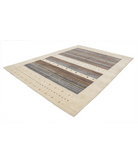 Hand Made Lori Wool Rug 8' 3" X 11' 5" 8' 3" X 11' 5" (251 X 348) / Ivory / Ivory