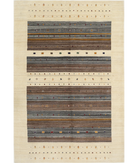 Hand Made Lori Wool Rug 6' 7" X 9' 10" 6' 7" X 9' 10" (201 X 300) / Ivory / Ivory