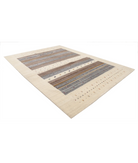 Hand Made Lori Wool Rug 8' 5" X 11' 5" 8' 5" X 11' 5" (257 X 348) / Ivory / Ivory
