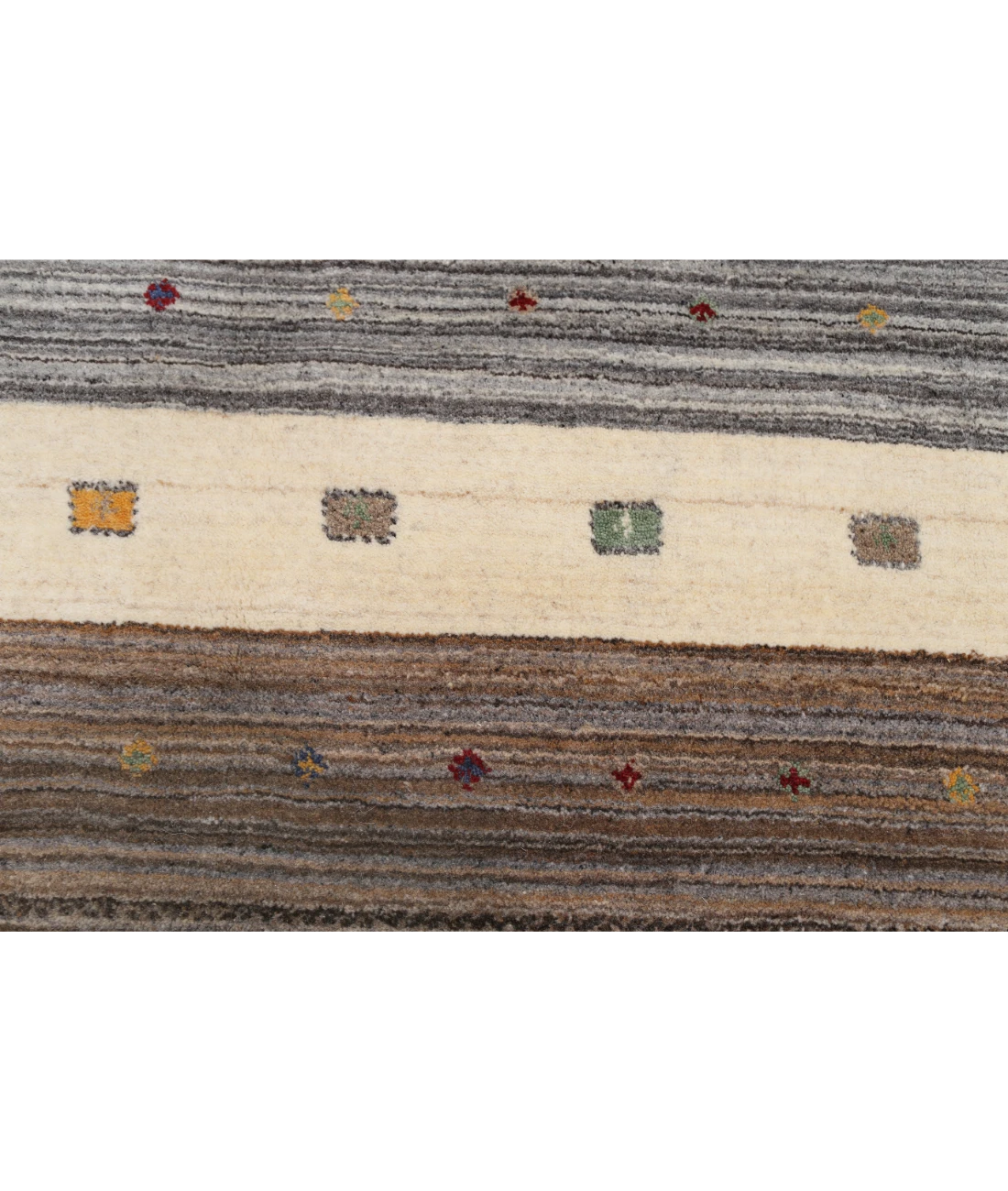 Hand Made Lori Wool Rug 8' 5" X 11' 5" 8' 5" X 11' 5" (257 X 348) / Ivory / Ivory
