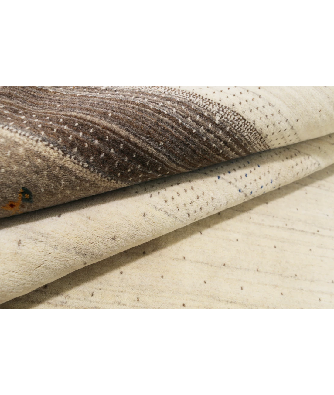 Hand Made Lori Wool Rug 5' 7" X 8' 0" 5' 7" X 8' 0" (170 X 244) / Ivory / Ivory