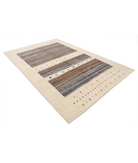 Hand Made Lori Wool Rug 6' 7" X 9' 10" 6' 7" X 9' 10" (201 X 300) / Ivory / Ivory