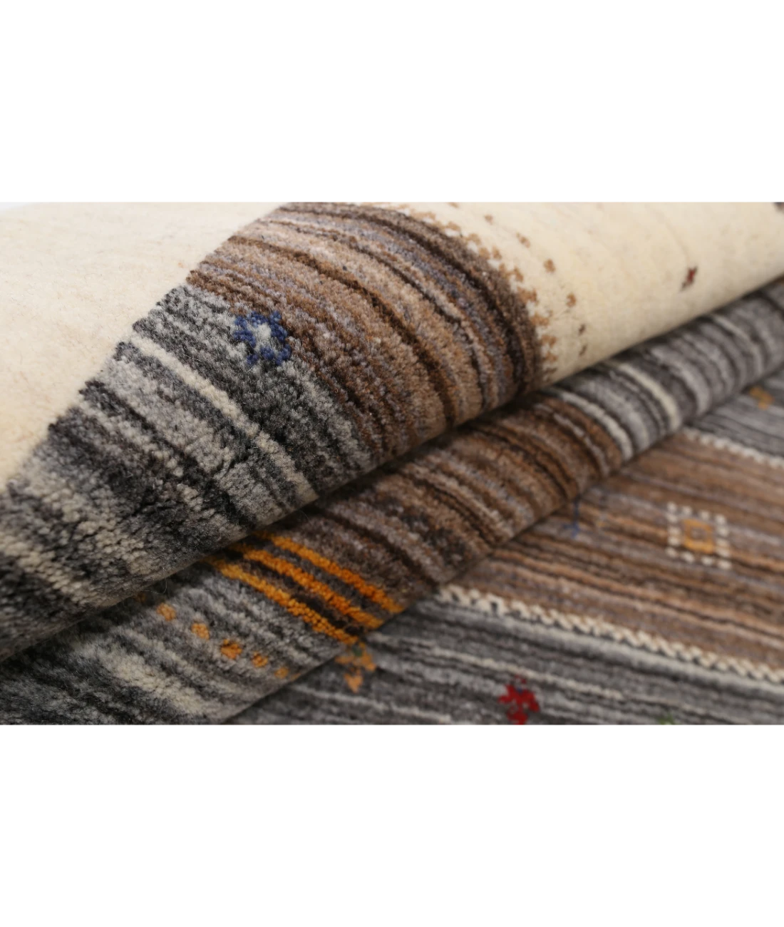 Hand Made Lori Wool Rug 6' 7" X 9' 10" 6' 7" X 9' 10" (201 X 300) / Ivory / Ivory
