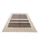 Hand Made Lori Wool Rug 5' 8" X 7' 10" 5' 8" X 7' 10" (173 X 239) / Ivory / Ivory