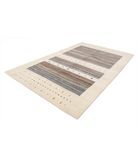 Hand Made Lori Wool Rug 6' 8" X 9' 10" 6' 8" X 9' 10" (203 X 300) / Ivory / Ivory
