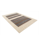 Hand Made Lori Wool Rug 6' 8" X 9' 10" 6' 8" X 9' 10" (203 X 300) / Ivory / Ivory