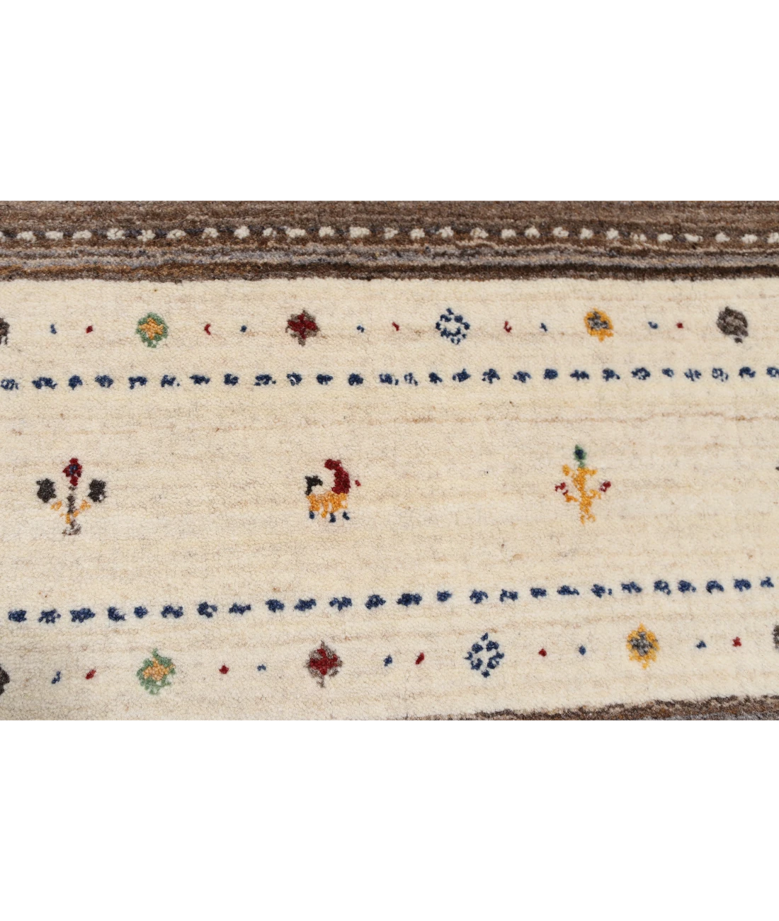 Hand Made Lori Wool Rug 6' 8" X 9' 10" 6' 8" X 9' 10" (203 X 300) / Ivory / Ivory