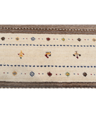 Hand Made Lori Wool Rug 6' 7" X 9' 9" 6' 7" X 9' 9" (201 X 297) / Ivory / Ivory