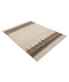 Hand Made Lori Wool Rug 4' 9" X 6' 5" 4' 9" X 6' 5" (145 X 196) / Ivory / Ivory