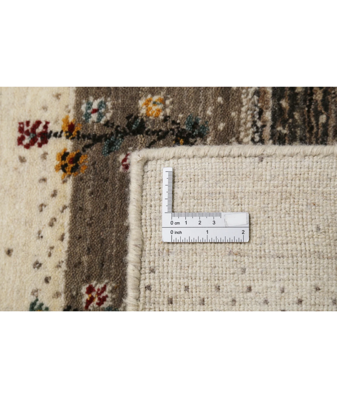 Hand Made Lori Wool Rug 4' 9" X 6' 5" 4' 9" X 6' 5" (145 X 196) / Ivory / Ivory