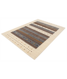 Hand Made Lori Wool Rug 5' 8" X 7' 10" 5' 8" X 7' 10" (173 X 239) / Ivory / Ivory