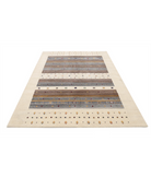 Hand Made Lori Wool Rug 5' 8" X 7' 10" 5' 8" X 7' 10" (173 X 239) / Ivory / Ivory