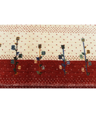 Hand Made Lori Wool Rug 4' 9" X 6' 6" 4' 9" X 6' 6" (145 X 198) / Ivory / Ivory