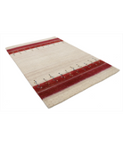 Hand Made Lori Wool Rug 5' 3" X 7' 7" 5' 3" X 7' 7" (160 X 231) / Ivory / Ivory