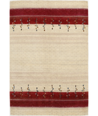 Hand Made Lori Wool Rug 5' 3" X 7' 7" 5' 3" X 7' 7" (160 X 231) / Ivory / Ivory