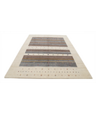 Hand Made Lori Wool Rug 6' 6" X 9' 10" 6' 6" X 9' 10" (198 X 300) / Ivory / Ivory