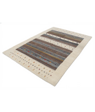 Hand Made Lori Wool Rug 5' 7" X 7' 10" 5' 7" X 7' 10" (170 X 239) / Ivory / Ivory