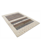 Hand Made Lori Wool Rug 5' 7" X 7' 10" 5' 7" X 7' 10" (170 X 239) / Ivory / Ivory