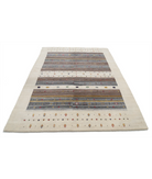 Hand Made Lori Wool Rug 5' 7" X 7' 10" 5' 7" X 7' 10" (170 X 239) / Ivory / Ivory