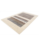 Hand Made Lori Wool Rug 6' 8" X 9' 10" 6' 8" X 9' 10" (203 X 300) / Ivory / Ivory