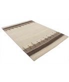 Hand Made Lori Wool Rug 5' 7" X 7' 9" 5' 7" X 7' 9" (170 X 236) / Ivory / Ivory
