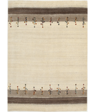 Hand Made Lori Wool Rug 5' 7" X 7' 9" 5' 7" X 7' 9" (170 X 236) / Ivory / Ivory