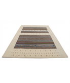 Hand Made Lori Wool Rug 6' 7" X 9' 9" 6' 7" X 9' 9" (201 X 297) / Ivory / Ivory