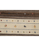 Hand Made Lori Wool Rug 6' 7" X 9' 9" 6' 7" X 9' 9" (201 X 297) / Ivory / Ivory