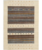 Hand Made Lori Wool Rug 5' 7" X 7' 10" 5' 7" X 7' 10" (170 X 239) / Ivory / Ivory