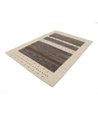 Hand Made Lori Wool Rug 5' 7" X 7' 10" 5' 7" X 7' 10" (170 X 239) / Ivory / Ivory