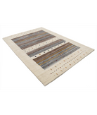 Hand Made Lori Wool Rug 5' 8" X 7' 10" 5' 8" X 7' 10" (173 X 239) / Ivory / Ivory