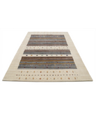 Hand Made Lori Wool Rug 5' 8" X 7' 10" 5' 8" X 7' 10" (173 X 239) / Ivory / Ivory