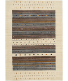 Hand Made Lori Wool Rug 5' 8" X 7' 10" 5' 8" X 7' 10" (173 X 239) / Ivory / Ivory