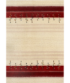 Hand Made Lori Wool Rug 5' 4" X 7' 6" 5' 4" X 7' 6" (162 X 229) / Ivory / Ivory