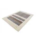 Hand Made Lori Wool Rug 5' 9" X 7' 10" 5' 9" X 7' 10" (175 X 239) / Ivory / Ivory