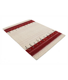 Hand Made Lori Wool Rug 4' 7" X 6' 5" 4' 7" X 6' 5" (140 X 196) / Ivory / Ivory