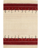 Hand Made Lori Wool Rug 4' 7" X 6' 5" 4' 7" X 6' 5" (140 X 196) / Ivory / Ivory