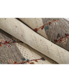Hand Made Lori Wool Rug 4' 6" X 6' 5" 4' 6" X 6' 5" (137 X 196) / Ivory / Ivory