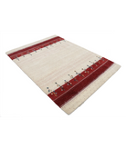 Hand Made Lori Wool Rug 4' 7" X 6' 5" 4' 7" X 6' 5" (140 X 196) / Ivory / Ivory