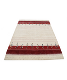 Hand Made Lori Wool Rug 4' 7" X 6' 5" 4' 7" X 6' 5" (140 X 196) / Ivory / Ivory