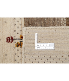 Hand Made Lori Wool Rug 4' 8" X 6' 7" 4' 8" X 6' 7" (142 X 201) / Ivory / Ivory